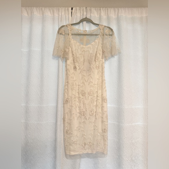 Adrianna Papell White Dress - Picture 1 of 5